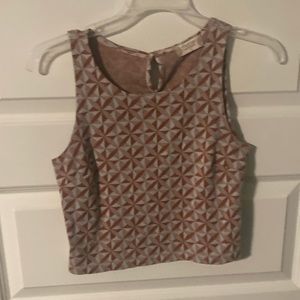 Retro cropped tank top